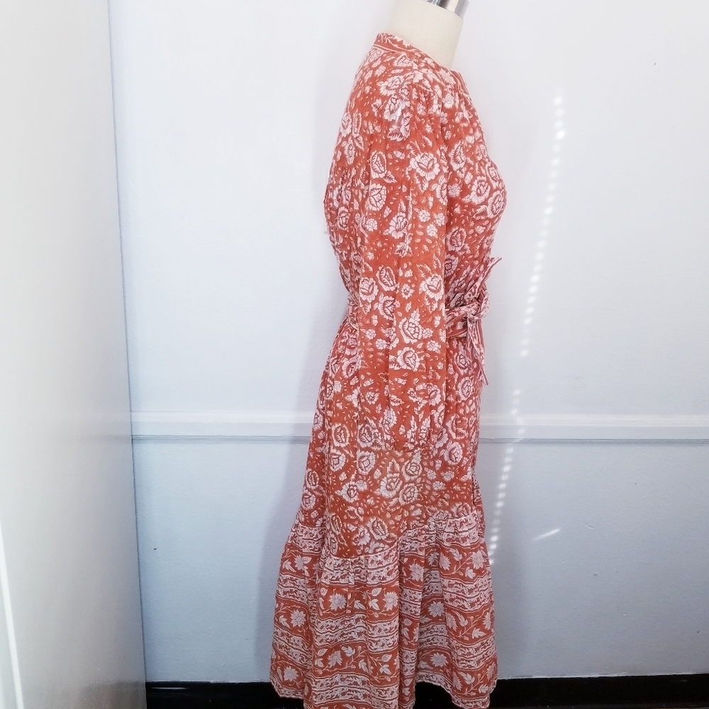 Cleobella |‎ Multi Print Bohemian Modi Flare Dress S - Picture 9 of 12